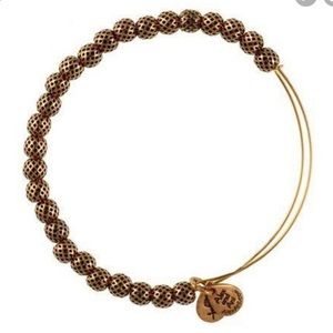 Alex and Ani Gold Beaded Bangle